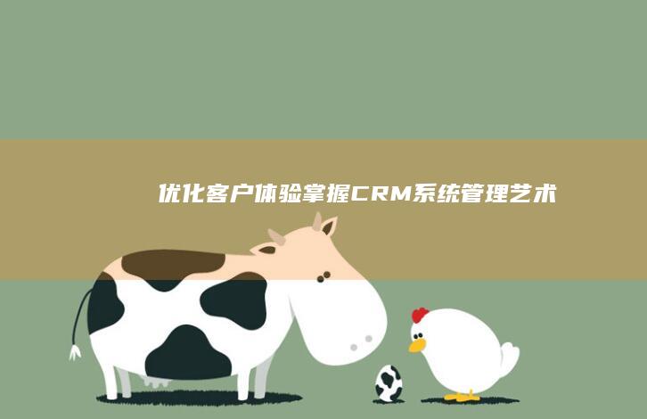 优化客户体验：掌握CRM系统管理艺术